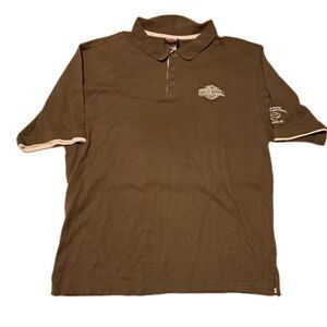 Harley Davidson Men’s XL Green Polo Shirt Blue Ridge HD Hickory NC Embroidered